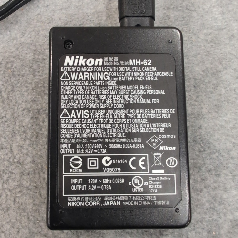 Nikon MH-62 Battery Charger for EN-EL8 Lithium Ion Rechargeable Batteries OEM - Picture 4 of 4